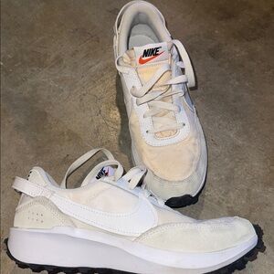 Women's Nike White and Black Sneakers